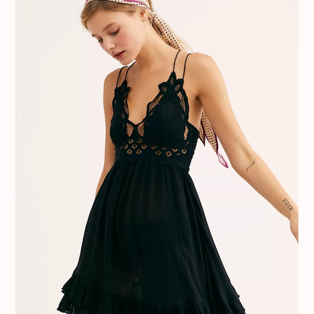 Free People Abella Slip Dress